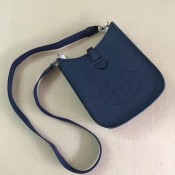 Hermes Mini Evelyne TPM Bag Dark Blue