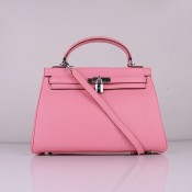 Hermes Kelly 32cm Togo leather 6108 cherry pink silver