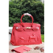 Hermes Birkin Horse Togo Leather Red 35cm